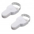 Chiloskit 60 Inch Metric Retractable Scale Measuring Tape Waist Caliper Body 2pcs 