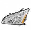 Halogen Headlight Headlamp Chrome Driver Left Side For 2004-2009 Lexus Rx330 Rx350 Rx400h 