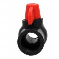 Uxcell Water Pipe Plastic Straight Ball Valve Connector For 32mm Tube Dia