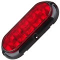 2x 6 In 10 Led Oval Oblong Trailer Tail Lights Red Waterproof Clearance Side Marker For Truck Rv Bus And Pickup 