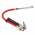 Handheld Car Air Tire Pressure Filler Fill Inflator Gauge Dual Chuck Compressor Hose Tool 