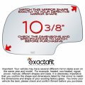 Exactafit 8720pl Driver Side Mirror Glass Left Replacement Compatible With Chevy Avalanche Silverado Suburban Tahoe Gmc Sierra