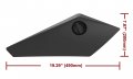 Sautvs Front Access Cover For Sea-doo Spark Plastic Black Side Fairing Lock Kit 60 900 Trixx 2015-2020 Accessories 1pcs Replace
