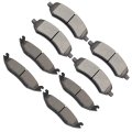 Brake Pad Sets 8pcs For Chrysler Aspen 2007-2009 For Dodge Durango Ram 1500 2006-2010 2011-2018 Classic 2019-2023 D1084 D967 