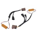 Motoqueen For Dodge Ram 2009-2018 Pnp 1500 2500 3500 Tail Light Conversion Harness Halogen To Led 