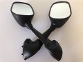 Httmt Mt342- Oem Motorcycle Racing Mirrors Fit Compatible With Fzs600 Fazer 2000 2001 Black