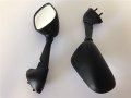 Httmt Mt342- Oem Motorcycle Racing Mirrors Fit Compatible With Fzs600 Fazer 2000 2001 Black