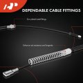 A-premium Rear Passenger Side Parking Brake Cable Assembly Compatible With Chevrolet Gmc And Cadillac Models Tahoe Suburban