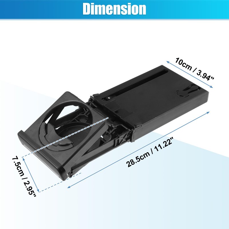 Center Console Cup Holder For Audi A4b6 B7 2002-2008 No 8e1862534k Abs Matt Black Electroplated Silver Tone