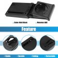 Center Console Cup Holder For Audi A4b6 B7 2002-2008 No 8e1862534k Abs Matt Black Electroplated Silver Tone