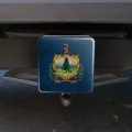 Rustic Vermont State Flag Distressed Usa Tow Trailer Hitch Cover Plug Insert