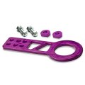 2 25 Inches Anodized Brushed Billet Style Aluminum Front Racing Tow Hook Purple