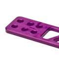 2 25 Inches Anodized Brushed Billet Style Aluminum Front Racing Tow Hook Purple