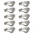 10x 2024 Upgraded Windshield Wiper Motor Linkage Rods Arms Link Repair Clips Kit Stainless Steel Strong