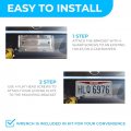 Rear Bumper License Plate Bracket For Mercedes-benz 2007-2023 Holder Set W 8 Unique Screw Bolts Wrench Kit Tag Mounting Quality