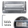 Rear Bumper License Plate Bracket For Mercedes-benz 2007-2023 Holder Set W 8 Unique Screw Bolts Wrench Kit Tag Mounting Quality 