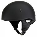 Hot Leathers Hlt68 Flat Black The O G Motorcycle Dot Skull Cap Half Helmet For Men And Women Biker Large 