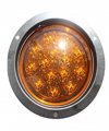 6 Bright 5 Amber Round Flush-mount Parking Turn Signal Led Lights For Truck Trailer Rv 