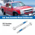 X Autohaux 11519402 New Cab Body Assembly Mount Cushion Bolt M12x1 75x120 10 9 Grade Mild Steel For Chevrolet Silverado 1500 3l