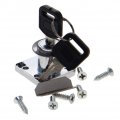 Mromax Drawer Cabinet Lock Cylinder Diameter Zinc Alloy Keyed Different 1pcs
