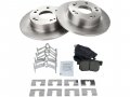 Rear Ceramic Brake Pads And Rotor Kit Compatible With 2003-2007 Honda Accord With 5-lugs 