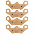 Niche Ceramic Front Rear Brake Pad Set For Polaris 2 Pack