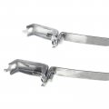A-premium Fuel Tank Straps Compatible With Acura Rl 2000-2004 V6 3 5l Petrol 2-pc Set