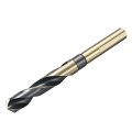 37 64 In Drill Bit With 1 2 Reduced 3 Flat Shank 4241 High Speed Steel Black And Gold Finish 118 Degrees Point For Wood Plastic 
