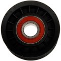 Idler Pulley For 2005 Mercury Mariner Serpentine Belt Type Black Plastic 6 Groove 17mm Inside Diameter 3m4e6c348cb 