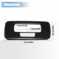 X Autohaux For Honda Civic 11th Generation 2022 Rear Roof Reading Light Panel Cover Frame Trim Interior Decoration Sedan
