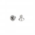 Uxcell A16051600ux0412 M2x3mm 316 Stainless Steel Flat Head Phillips Machine Screws Silver Tone Pack Of 80
