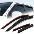 Window Rain Guards For 2019 2025 Acura Rdx Glossy Black Vent Visors And Wind Deflectors Set Of 4 Pieces 