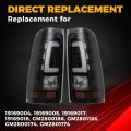 Taillight For 1999-2006 Chevy Silverado 1999-2002 Gmc Sierra 1500 2500 3500 Led Tube Bar Tail Lights Lamp Smoked Lens Black