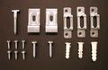 50 Complete Art Picture Frame Security Hanging Kits For Wood Frames With Free Wrenches