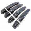 Erush Carbon Fiber Print Style Side Door Handle Cover Overlay For Impala Malibu Acadia With 4 Smart Buttons 