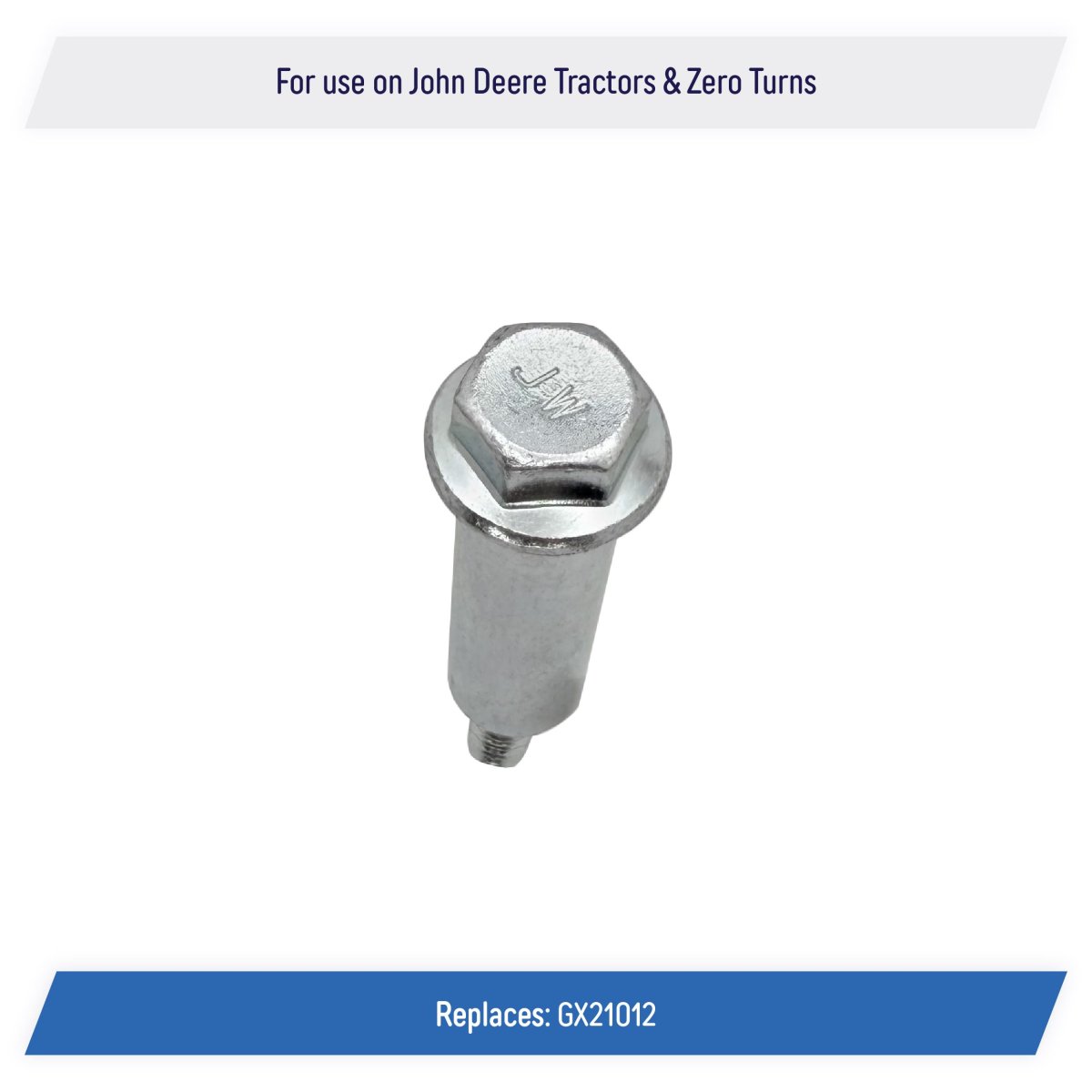 Gauge Wheel Shoulder Bolt Screw Replacement For John Deere Ztrak Eztrak Gx21012 2 Pack