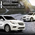 Front Bumper Lower Grille Shell Insert For Buick Envision 2016 2017 2018 Black Part Number 22905952 Gm1036186