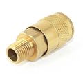 Interstate Pneumatics Ca1b 4 Inch Automotive Brass Coupler 1 Male Npt 
