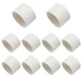 10 Pack 1 25 In Pvc Pipe End Cap Plugs For Cold Water Supply Lines Socket Fitting Adapter Connector Garden Shelf And Diy 