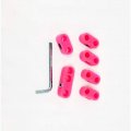 Spark Plug Wire Seperators Pink 6 Piece Kit For Dune Buggy 
