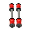 Stabilizer Bar Link Set For Gmc Safari 1990 To 2005 Steel Coated Finish Polymer Bearing Rubber Bushing Replacement 12542993 And 