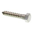 Prime-line Lag Screw Bolt Hex Head 3 8 In X 2 Stainless Steel Pack Of 15