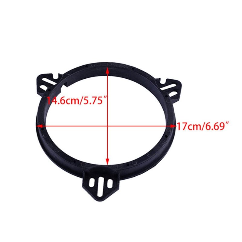2 Pcs 6 5 In Rear Door Speaker Adapter Spacer Rings For Subaru Impreza Forester Wrx Legacy