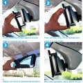 Rear View Mirror 11 8 Inch Panoramic Anti-glareview Car Interior Clip-on Wide Angle Rear To Reduce Blind Spot Effectively For