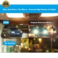 Rear View Mirror 11 8 Inch Panoramic Anti-glareview Car Interior Clip-on Wide Angle Rear To Reduce Blind Spot Effectively For