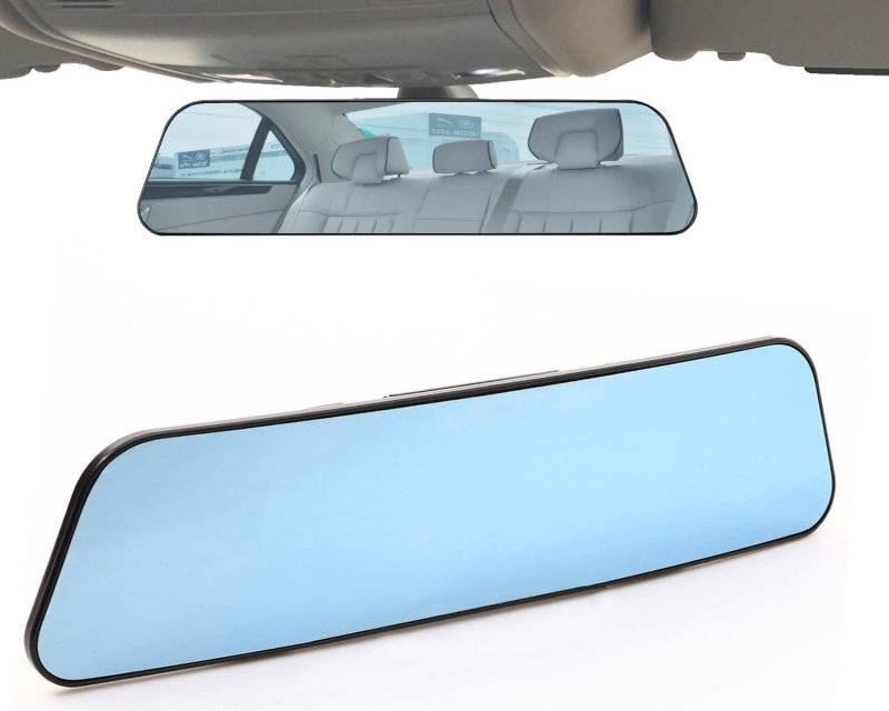 Rear View Mirror 11 8 Inch Panoramic Anti-glareview Car Interior Clip-on Wide Angle Rear To Reduce Blind Spot Effectively For