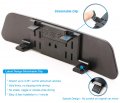 Rear View Mirror 11 8 Inch Panoramic Anti-glareview Car Interior Clip-on Wide Angle Rear To Reduce Blind Spot Effectively For