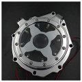 Xkh- Blue Led Glass See Through Engine Stator Cover Compatible With Suzuki Gsx1300r Hayabusa 1999 2013 Chromed Motorcycle