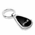Ipick Image For Nissan 370z Black Dome Chrome Metal Teardrop Key Chain Keychain Official Licensed
