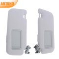 Left Right Side Sun Visor Sunshade With Mirror Gray For Corolla Sedan 4 Door 2009 2010 2011 2012 2013 Replacement 74320 12e00